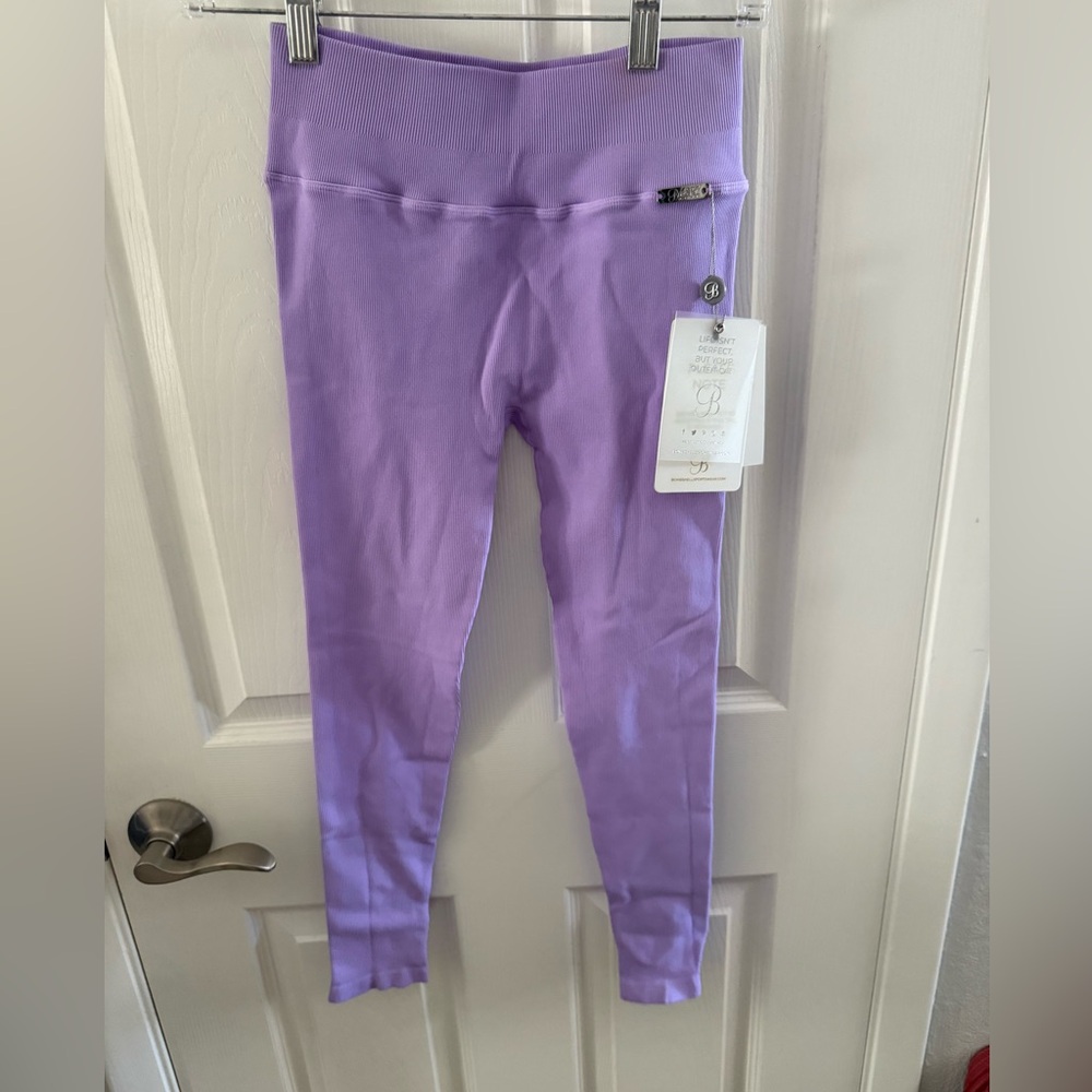 Bombshell Sportswear Lavender High-Waist Leggings